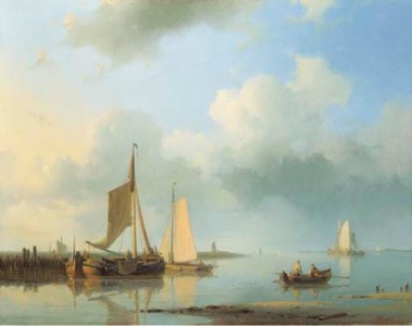 Shipping in a calm