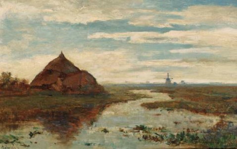 Wetering onder Kortenhoef: a polder landscape