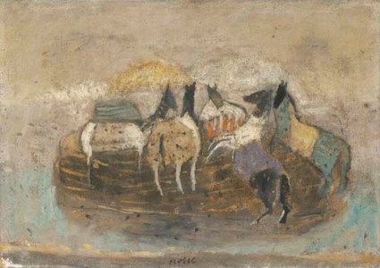 Lotta di cavalli (Paesaggio dalmato)