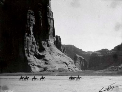 Cañon de Chelley; and Evening Halt, Navajo