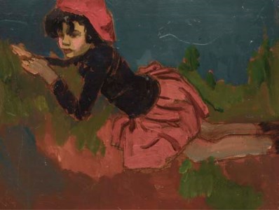 Study of Mary Leah lying down