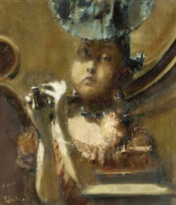 Lady with Opera Glasses