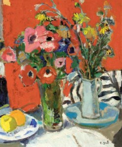 Nature morte avec deux vase