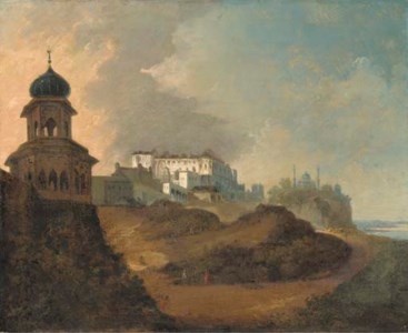 View of the Palace of Nawab Asaf-ud-daulah at Lucknow