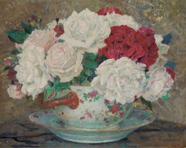 Roses dans une vase