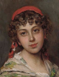 Portrait of a young girl