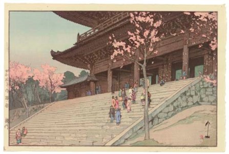 Sakura mon/Chion-in Temple Gate , from the series Sakura hachirai (Eight views of cherry blossoms), 1935 Buraitohorun-zan/Breithorn , 1925 Soshu , 1940