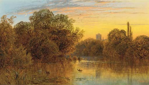 The Thames at sunset