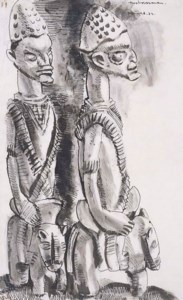 Totem Figures: Two Horsemen