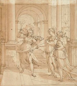 Psyche telling her sisters of her lover