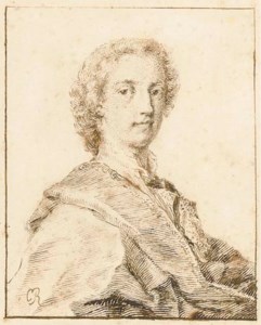 Portrait of Lewis Watson, 2nd Earl of Rockingham ( circa 1714-1745), bust-length