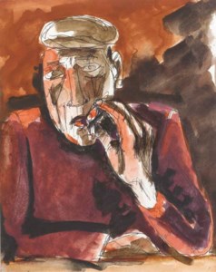 Man in Fish and Chips Shop