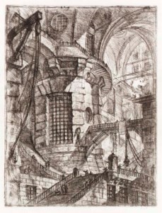 Carceri d'Invenzione (F. 24-39; Hind 1-16; Robison 29-44; W.-E. 26-41)