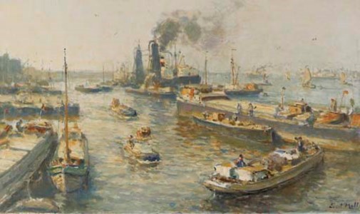 Activities in Rotterdam harbour