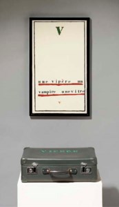 Une vipère, un vampire, une vitre