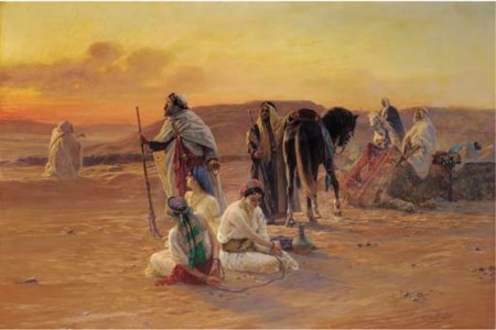 A Rest in the Desert