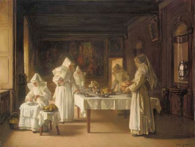 Déjeuner à l'hospice de Beaune