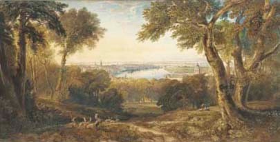 An extensive view of Greenwich, London