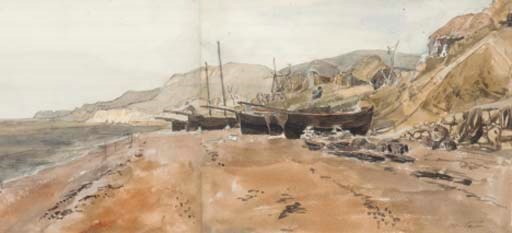 The beach at Ventnor, Isle of Wight