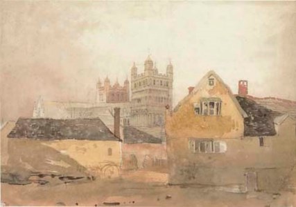View of Exeter Cathedral