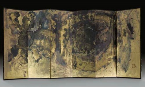 Nichirin - a six leaf folding screen