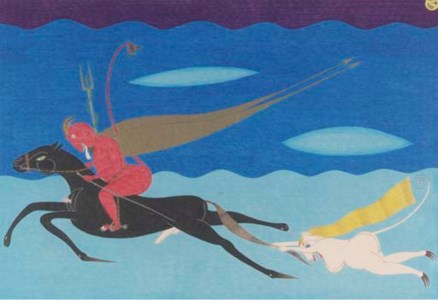 Die Flucht vor dem Weibe - The flight from the wife
