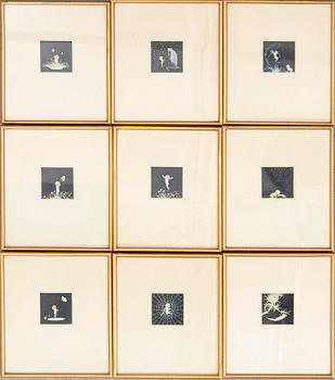 9 pcs., 1915.