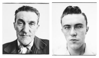 'Dick Hickock, Murderer, and Walter Hickock, Father, Garden City, Kansas'