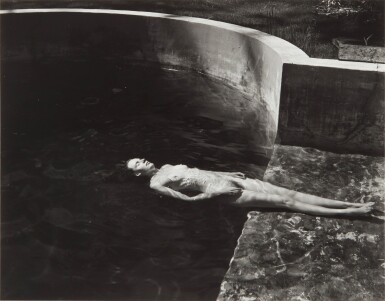 'Nude Floating' (Charis in the Pool)
