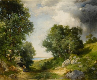 A Glimpse of Great Pond, Montauk 