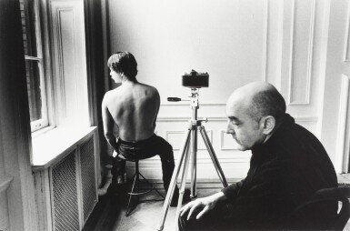 The old man photographs the young man, 1978
