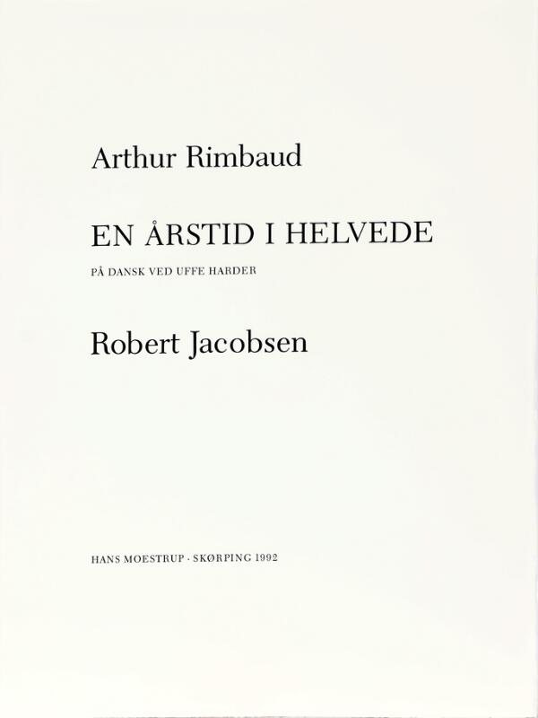 Robert Jacobsen, En årstid i helvede