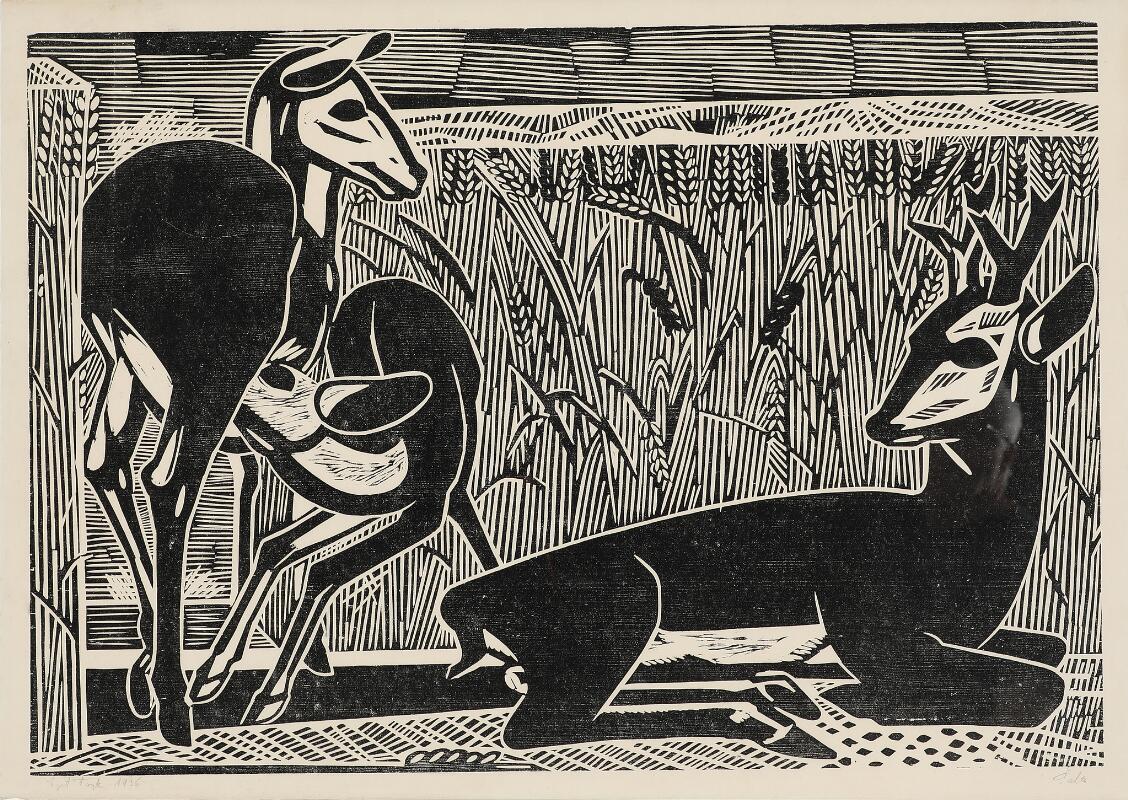 Axel Salto, Resting deer