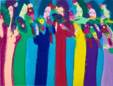 Walasse Ting 丁雄泉 | Seven Beauties 七美圖