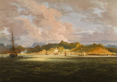 View of Port Louis, Mauritius from the sea | 《海中眺望毛里求斯路易港》