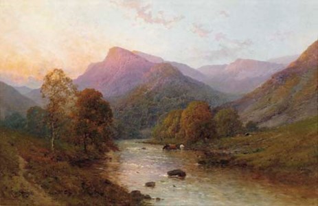 Evening, the Lledr Valley, North Wales