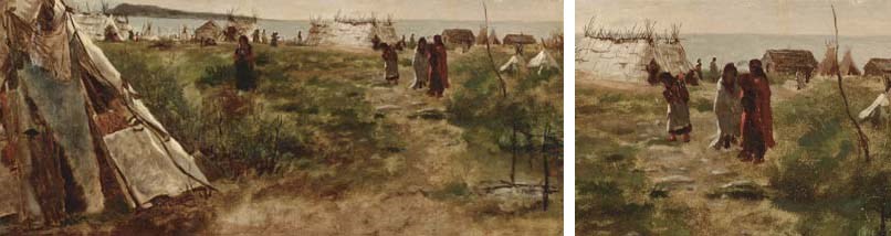 Eastman Johnson, Ojibwe Encampment