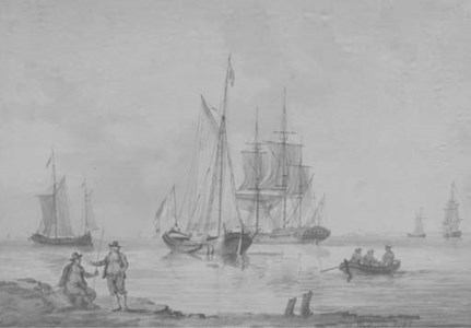 Shipping in a calm