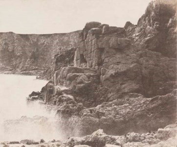 Mount-Orgueil et Port de Gorey; Baie de Friquet, mareé montante; Rochers, baie de Jiquet