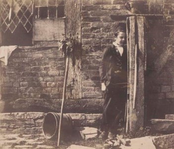 Walter Chamberlain hiding behind Bredicot pump