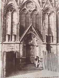 La Porte Rouge. Portail septentrional de l'Eglise Métropolitaine, à Paris