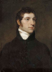 Portrait of a gentleman, believed to be Robert La Touche, small half-length, in a black coat