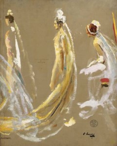 The Countess of Oxford and Asquith, study for Their Majesties' Court, Buckingham Palace , 1931