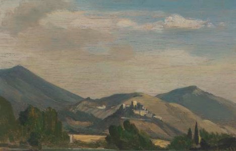 Sermoneta from Ninfa
