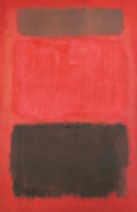 Mark Rothko, Brown and Blacks in Reds