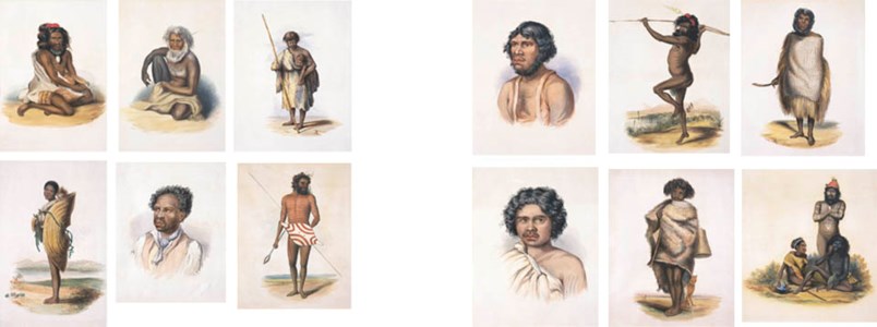 A) Militie - A man from the Battara tribe, South Australia (possibly 1844-45)