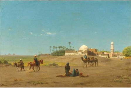 An oasis in Egypt