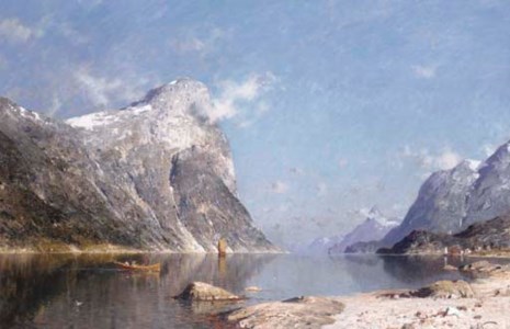 Boats on a Norwegian Fjord