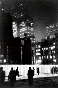 Madison Avenue Looking Toward Time/Life Building, N.Y.C.; and Wedding Cake Hat on Times Square, N.Y.C.