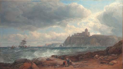 Tantallon Castle, coast of Haddingtonshire